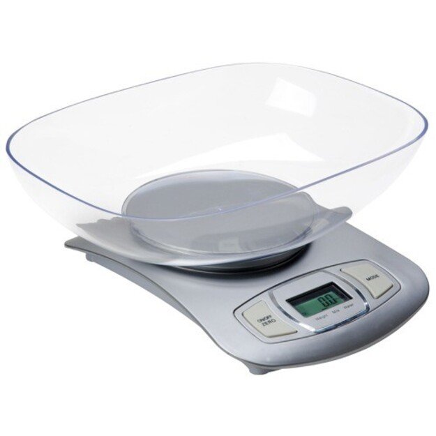 Adler Kitchen scale AD 3137s Maximum weight (capacity) 5 kg, Graduation 1 g, Display type LCD, Silver